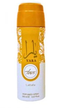 Arabic Fragrance LATTAFA YARA TOUS 6.8 BODY SPRAY WOMEN