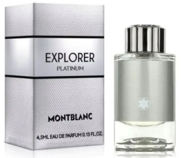 Designer Fragrance MINI MONT BLANC EXPLORER PLATINUM 4.5 ML EDP MEN
