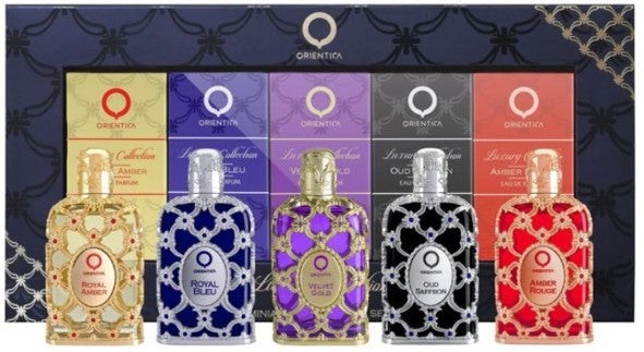 Arabic Fragrance ORIENTICA 5 PCS MINI SET ROYAL AMBER 0.25 EDP